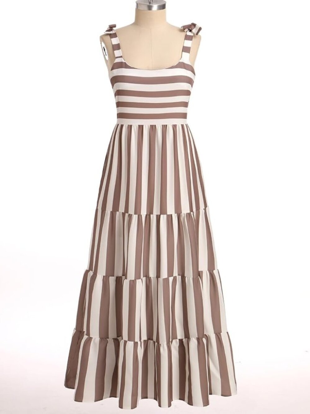 Miss Sparkling 🆕️ Stripe Tiered Dress